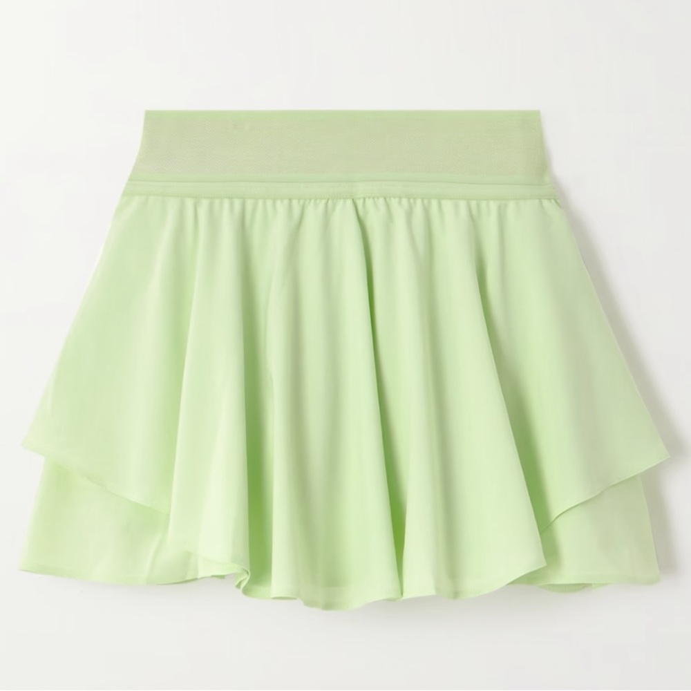 Lululemon Green Court Rival Hi Rise Skirt Sz 6 - Picture 6 of 16